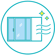 1時間に1度の換気