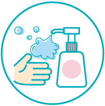 手指の消毒